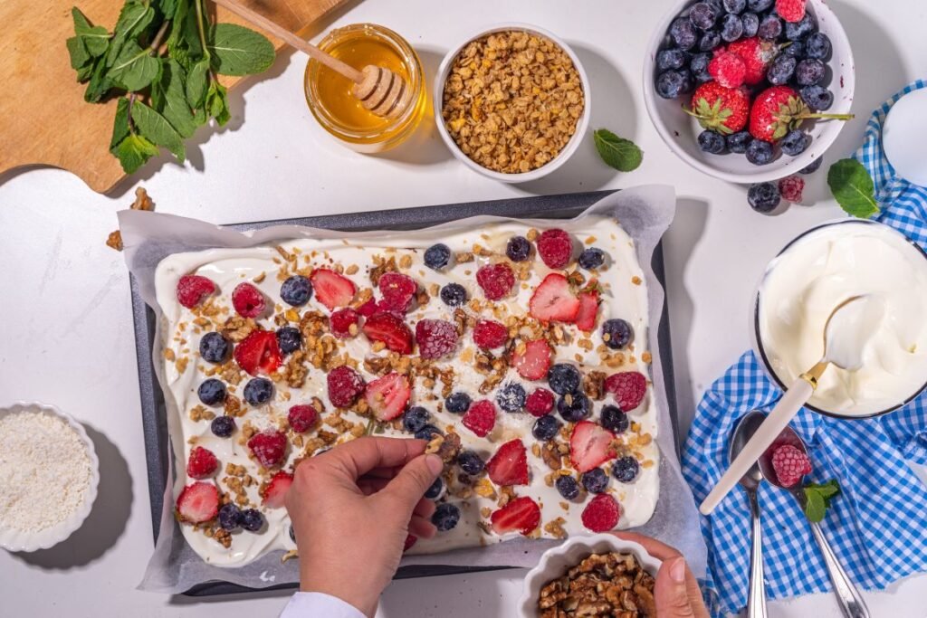 Frozen Yogurt Bark